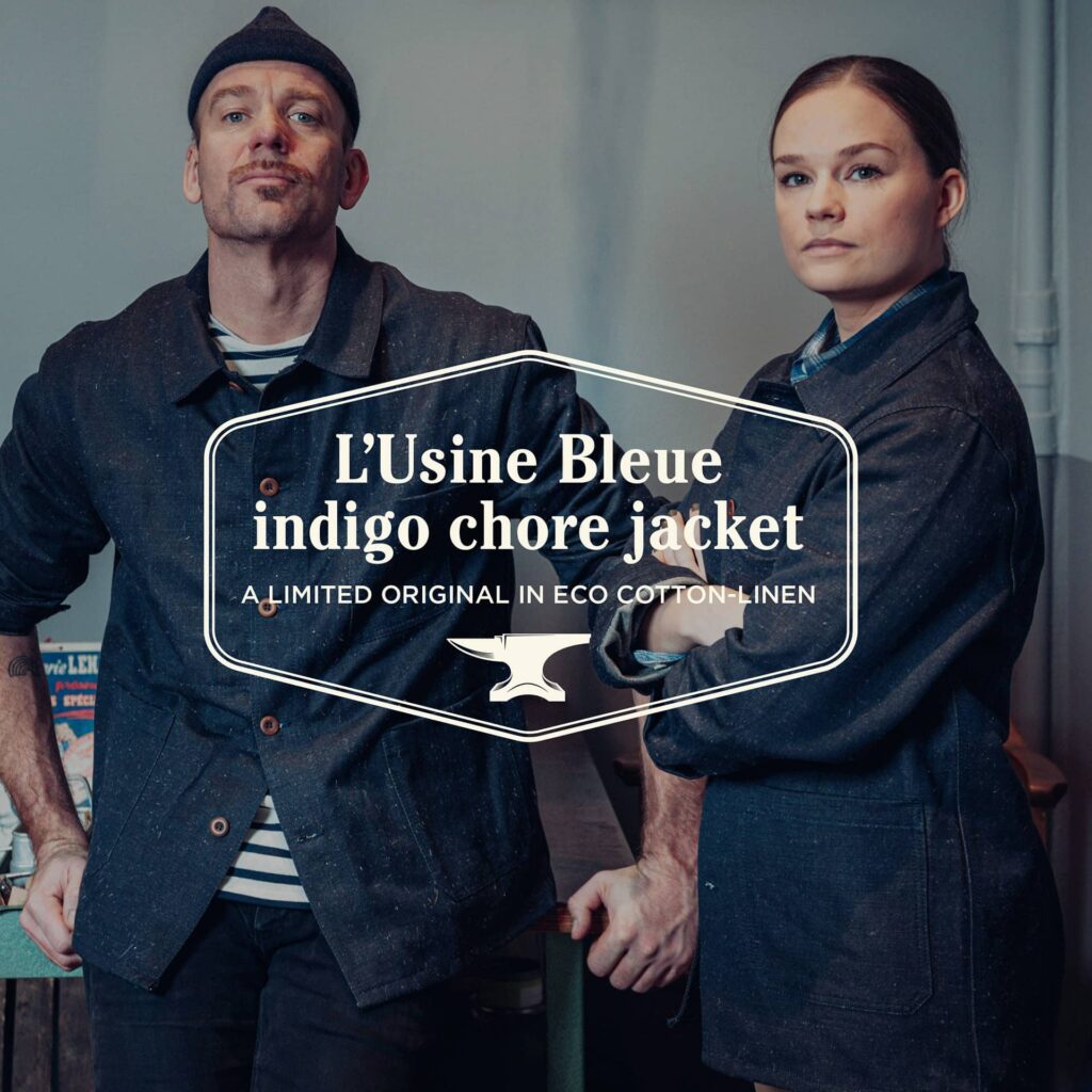 Usine Bleue indigo chore jacket