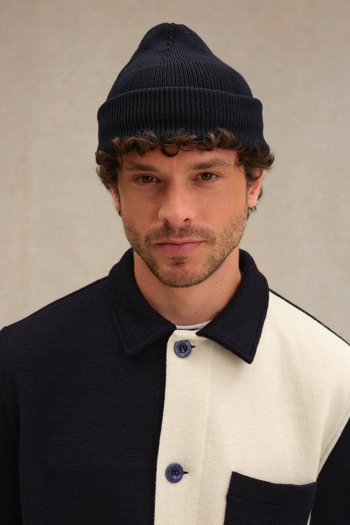 Col de la veste en laine Le Minor traditionnelle